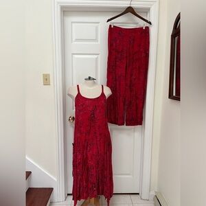 Hilltribe dress and pant set size medium